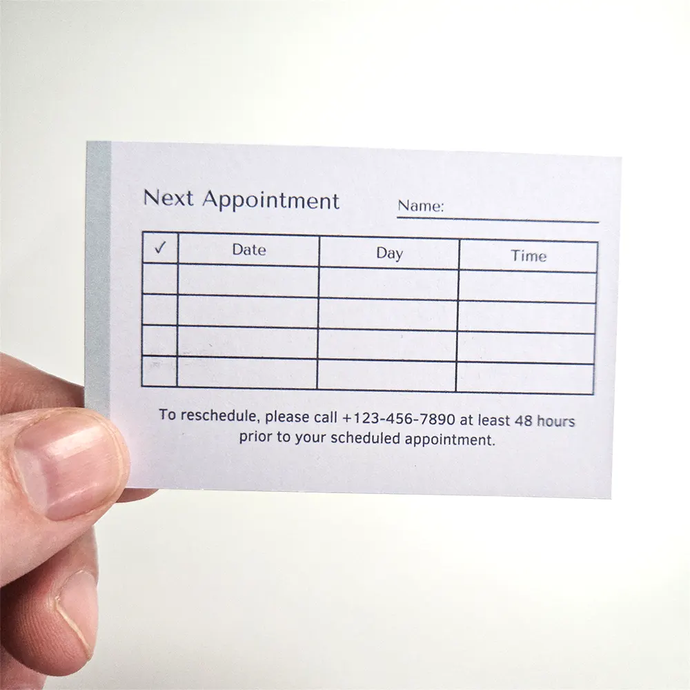 Appointment Cards