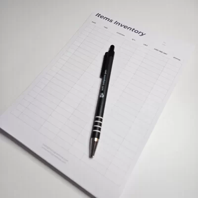 Custom Notepad - Tear Off Style