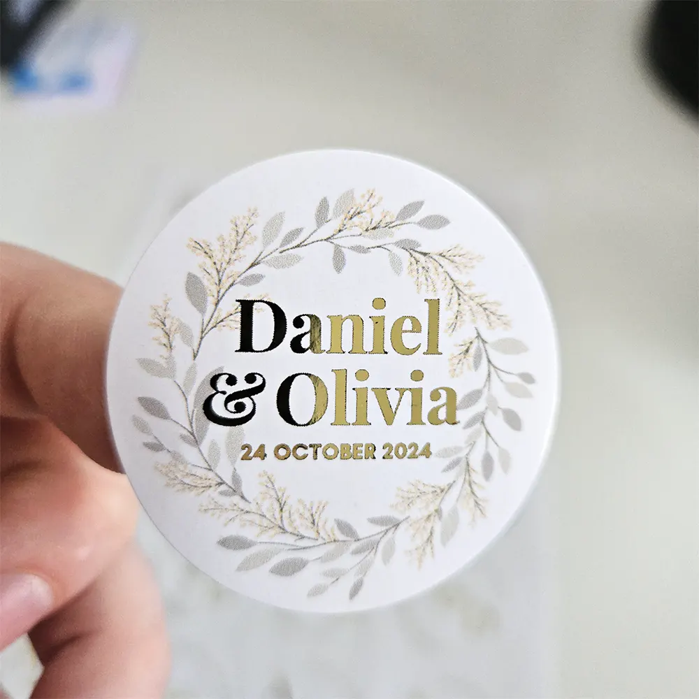 Wedding Sticker Foil 1