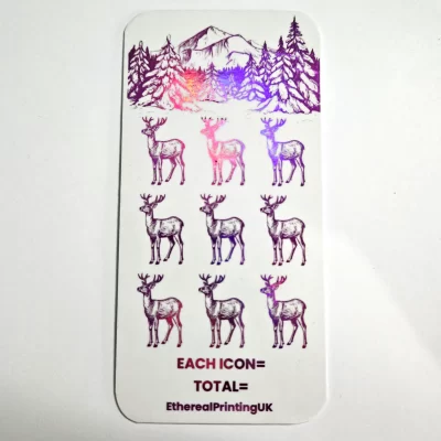 winter-deer-foiled-foil-savings-tracker Winter Der Foil savings challenge