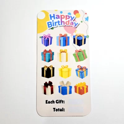 Birthday Savings Challenge