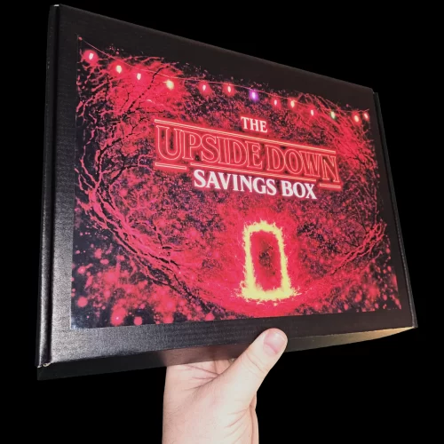 Upside Down Savings Box