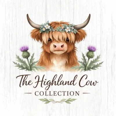 Highland Cow Savings Box