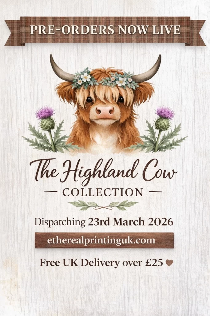 Highland Cow Savings Box pre order overview