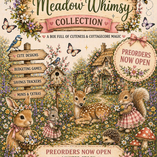 Meadow Whimsy Savings Collection Box